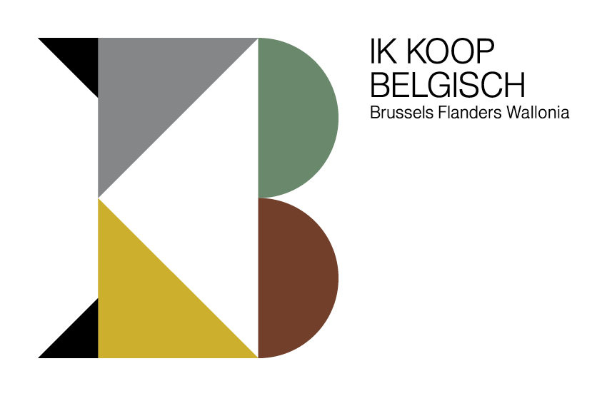 Ik Koop Belgisch logo design Lauren Grusenmeyer Ik Koop Belgisch logo design Lauren Grusenmeyer