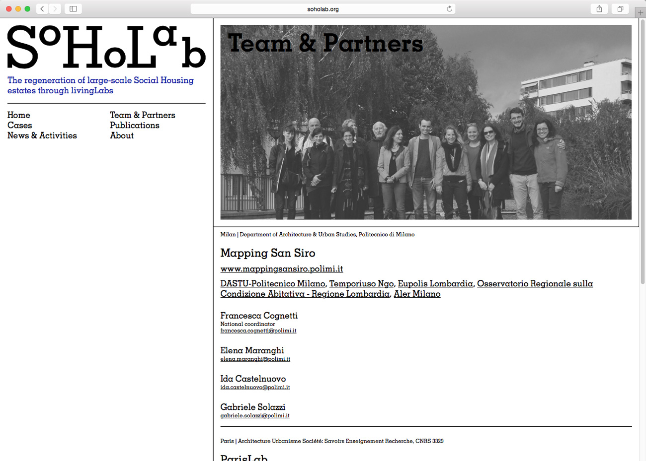 SOHOLAB SOHOLAB website